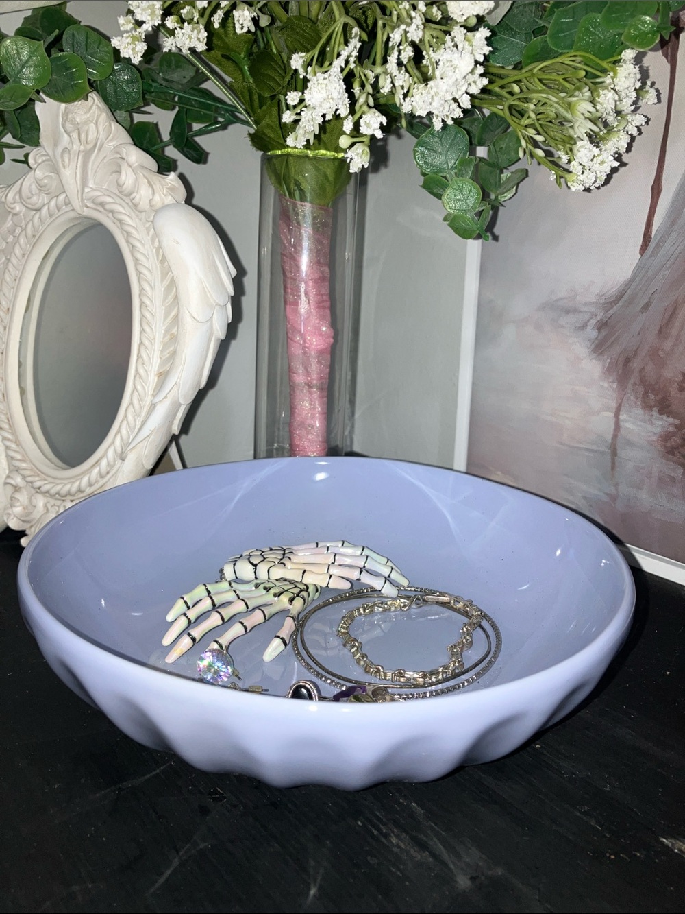 3/$15 Anthropologie The Latte Stoneware Pasta Bowl in Lavender